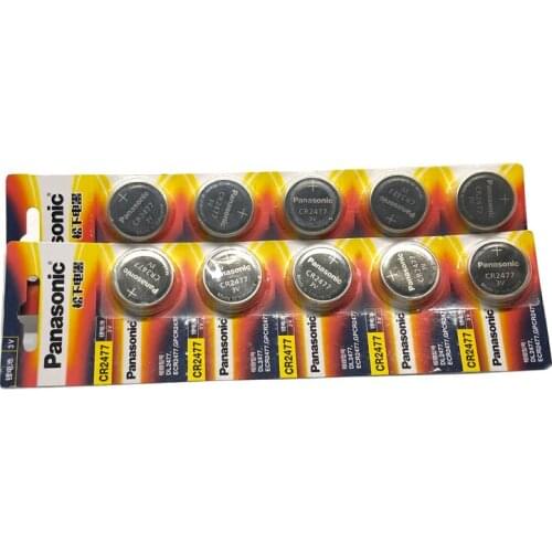 200pcs/lot Original Battery For Panasonic CR2477 3V CR 2477 High Performance High Temperature Resistant Button Coin Batteries