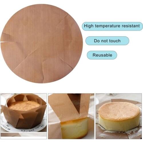 Non Stick Baking Paper Mat Clean Oil-proof Food Grade Round Practical Baking Cooking Paper For Home Pastry Tool
