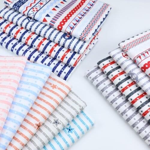 50cm*160cm Bohemian Colorful Stripe Cotton Fabric For Sewing,Bedding Textile Cloth,Pillows And Quilting Crafts D30