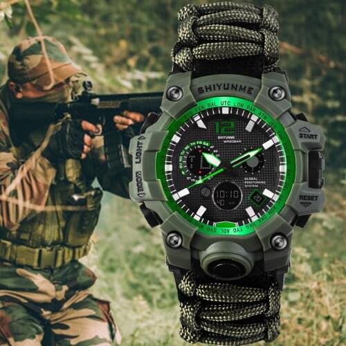 SHIYUNME Mens Sports Watch Waterproof Top Brand Luxury Wristwatches Gifts G Style Digital Clocks Shock Gentleman Fashion