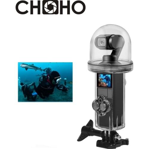 For DJI Osmo Pocket Accessories 60M Waterproof Housing Case Surfing For dji Gimbal Camera Diving Protective Shell