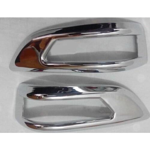 Side mirror decoration ABS chrome for toyota fortuner accessories side door mirror rim trim fit 2012 2013 2014 car plate parts