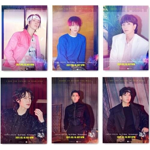 KPOP 1PCS SuperJunio House Party Ryeowook Siwon KyuHyun Poster Wall Decoration Fans Collection