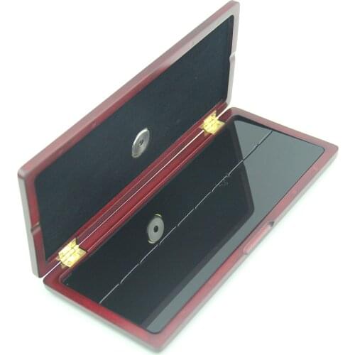 1pcs Beautiful Handmade Maple Wood Saxophone Clarinet Reeds CaseBox Hold10 Reeds