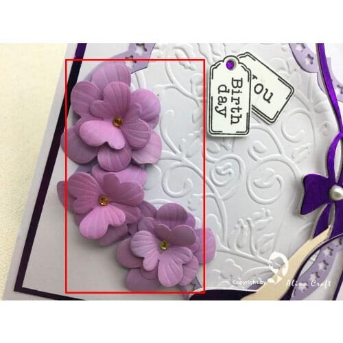 AlinaCraft METAL CUTTING DIES CUT 6pc flowers spring cut dies Scrapbooking paper craft card emboss knife blade punch stencils