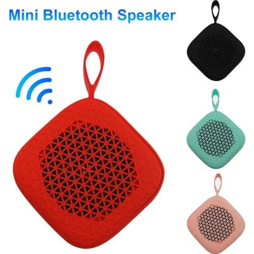 Mini Portable Rechargeable Bluetooth Wireless Solid Color Speaker Music Player