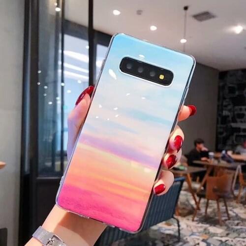 For Samsung Galaxy S20 Ultra FE S10 S10e Plus S9 S8 Note 20 10 9 8 A51 A71 Case Soft TPU Smooth Anti-knock Marble Cover Funda