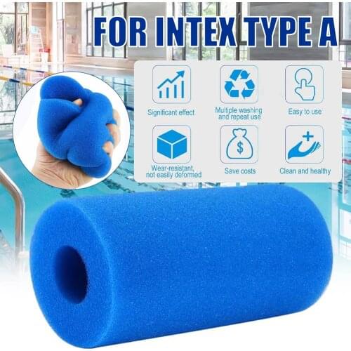 Swimming Pool Foam Filter Sponge Intex Type A Reusable Washable Biofoam Cleaner Pool Foam Filter Sponges Swimming Accessories