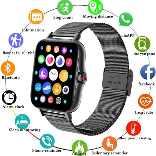 LIGE New Smart Watch Men Women Fitness Tracker Bluetooth Call Watch Heart Rate Monitor Sports Smartwatch for IOS Xiaomi Phone