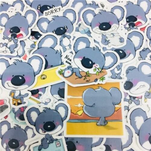 40 pcs Mixed Meng koala Stickers for Car Styling Bike Motorcycle Phone Laptop Travel Luggage Cool Funny Sticker Bomb Decals