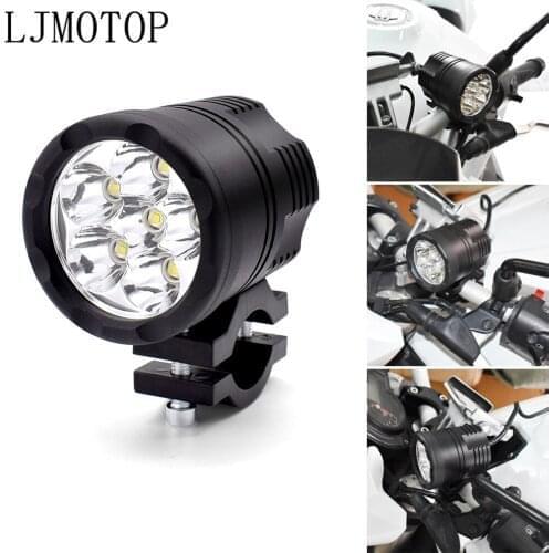 60W LED Motorcycle Headlight Fog Spot Head Lamp Spotlight Motorbike Bulb For Honda GROM MSX125 forza 300 CB 400SF R650R 650R