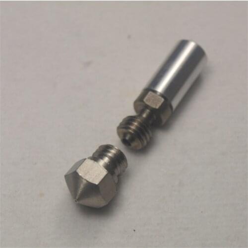 1.75mm thermal barrier tube 0.4mm nozzle MK10 All Metal Hotend Upgrade Kit for Flashforge/CTC/Wanhao 3D printer