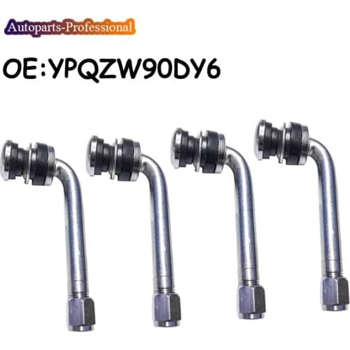 4 Pcs/lot Car accessories YPQZW90DY6 VW9-2P 2.5 Chrome Tire Valve Stems 90 degree angled size XL,Universal Various Models
