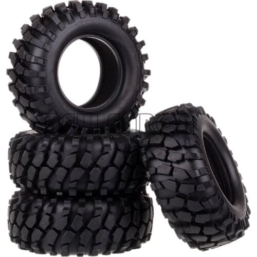 96mm 1:10 4Pcs 1.9" Soft Rubber Wheel Tire RC Tyre for RC Crawler 1/10 Model Car Rock Axial SCX10 TRX4 MST jimny Tamiya D90 D110