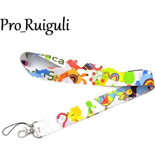 Alpaca llama Neck Strap Lanyards ID badge card holder keychain Mobile Phone Strap Gifts webbings ribbons