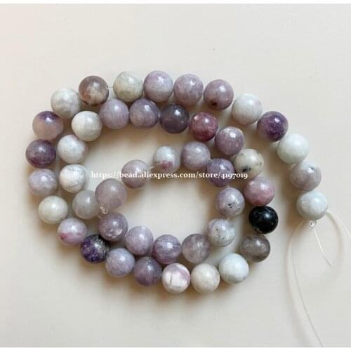 Free Shipping Natural Stone Violet Lilac Jaspers Round Loose Beads 15" Strand Pick Size for Jewelry Making DIY