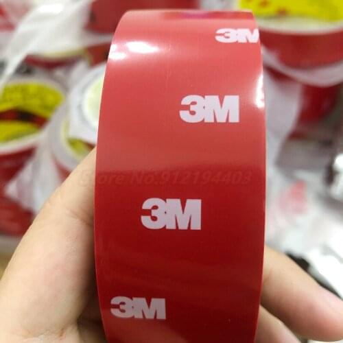 3M Vhb Double Sided Tape Acrylic Foam Adhesive Car Waterproof Heavy Duty Mounting Tape Indoor Outdoor Use Free Shipping For Home