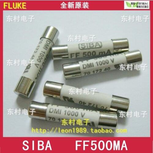 Fluke Fluke Multimeter Fuse Fuse F15BF17B SIBA FF500MA 1000V