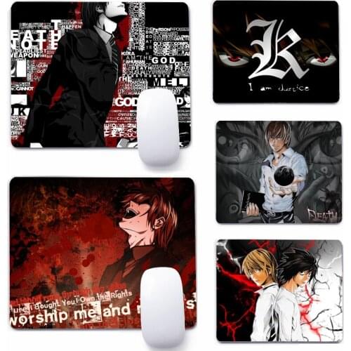 DEATH NOTE light yagami Mouse Pad Deskpad Gaming Writing Desk Mat Keyboard Mats For Office Home Computer Mousepad