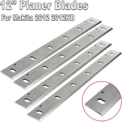 2PCS 12" Planer Knife Blades 305x32x3mm High Speed Steel Blade Planer Thicknesser Planer For Makita 2012 2012NB Woodwork Parts