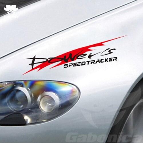 For Powers SpeedTracker Creativity Letter Car Stickers For Audi Sline RS Quattro A3 A4 A6 A7 B6 B7 B8 B9 C6 C7 Q3 Q5 Q7 R8 TT