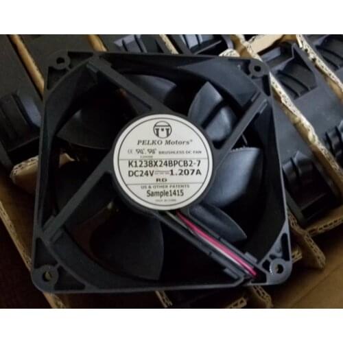 NEW FOR PELKO Motors K1238X24BPCB2-7 12038 24V 1.207A high air volume Frequency converter cooling fan