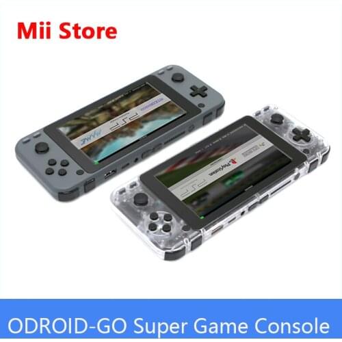 ODROID-GO Super game console with RK3326 1GB DDR3L 4 core A35 processor 4000mAh Battery