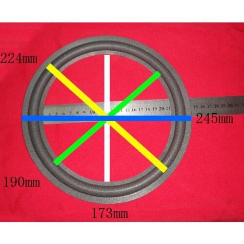 A pair 10 inch 10" brand new woofer loudspeaker Speaker Foam Surrounds 173mm 192mm 225mm 245mm