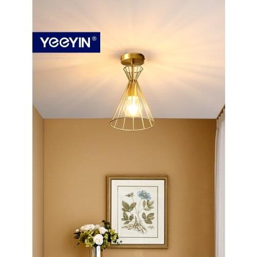 YEEYIN Ceiling Lamp Corridor Lamp Aisle Nordic Dance Skirt Design Ceiling Lamp Balcony Creative Bedroom Hallway Lamp 220V