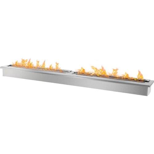 On sale bio ethanol fireplace with 62'' burner outdoor fireplace