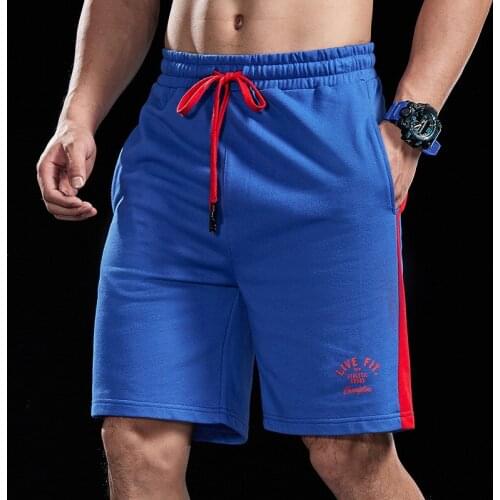 Sports Shorts New Mens Fitness Cycling Sports Leisure Knee Length Pants Thin Sports Outdoor Stretch Breathable Sports Shorts