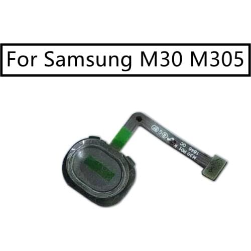 For Samsung Galaxy M30 M305 Fingerprint Scanner Flex Cable Touch Sensor ID Home Button Return Ribbon Flex Cable Repair Parts
