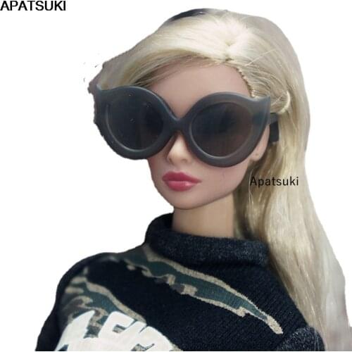 Big Frame Plastic Glasses For Barbie Doll Sun Glasses Eyeglasses For Ken Boy Dolls Kids Toys Dollhouse Accessories 1/6