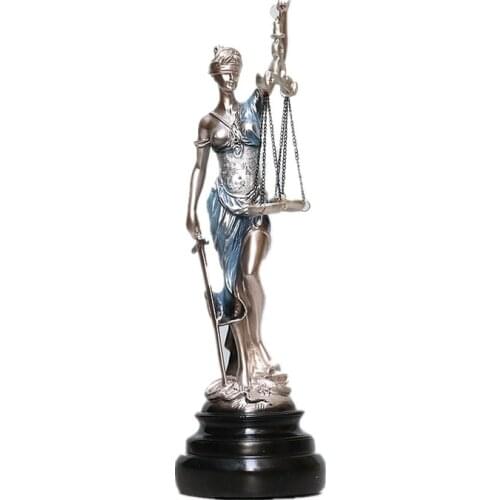 GREEK JUSTICE GODDESS STATUE/FAIR ANGELS RESIN SCULPTURE,PEOPLE ORNAMENTS,VINTAGE HOME DECORATION ACCESSORIES,OFFICE CRAFTS R289