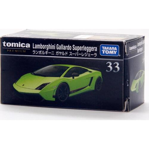 Takara Tomy Tomica Premium 33 1/62 Lamborghini Gallardo Superleggera Metal Diecast Vehicle Sports Car