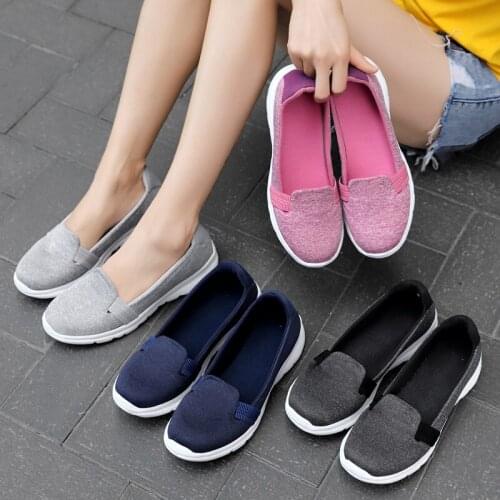 Tenis Mujer 2021 New Women Slip on Light Soft Gym Shoes Women Tennis Shoes Female Stability Athletic Sneakers Jogging Trainers