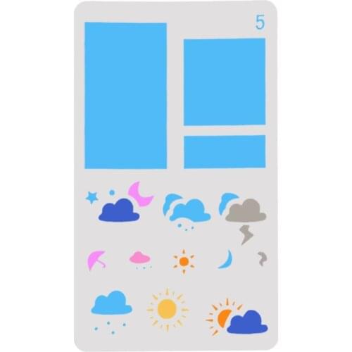 Frame weather Layering Stencils for Diy scrapbook/photo album Decorative Embossing coloring,painting stencil,home decor