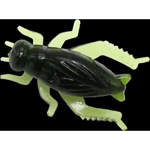 WALK FISH 20PCS/Lot Cricket Fishing Lures Artificial Soft Insect Bait Pesca Lightweight Grasshopper Ocean Wobblers Silicone Bait
