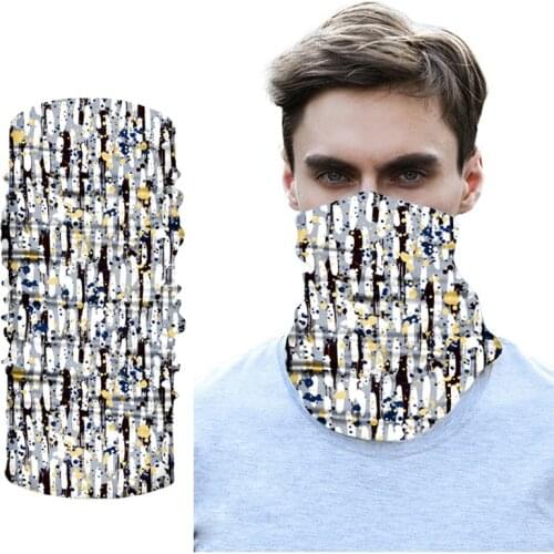 1 PC Multi-color Elastic Head Face Scarf Dustproof Bandana Gaiter Tube Polyester Half Faces Scarves Fishing Cycling Accessories