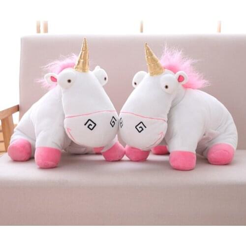 1PC 40CM Plush Toys Stallion Unicorn Doll Pony Donkey Toys Girl Heart Unicorn Pillow Cushion Cushion Birthday Children Gift