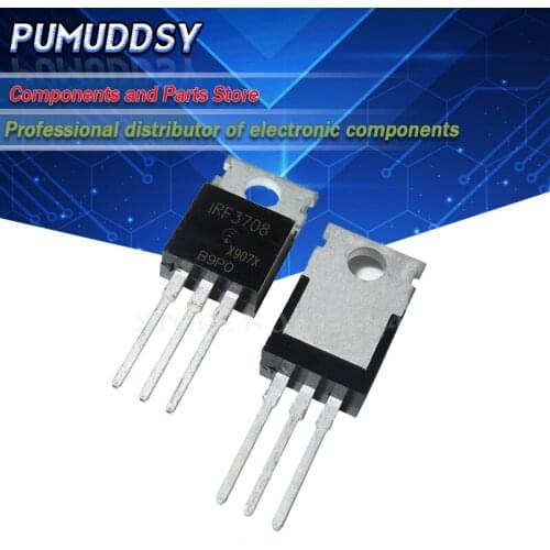 10PCS IRF3708 TO-220 IRF3708PBF TO220 30V 62A