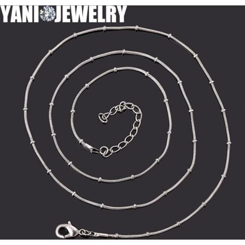 10pcs/lot Free Shipping Silver Jewelry Snake Chains Necklace For Glass Living Memory Floating Locket Pendant Necklace