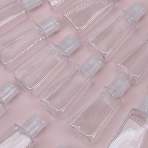 10Pcs 30ml/1Oz Reusable Plastic Empty Travel Bottles Hand Sanitizer Dispenser 2XPB