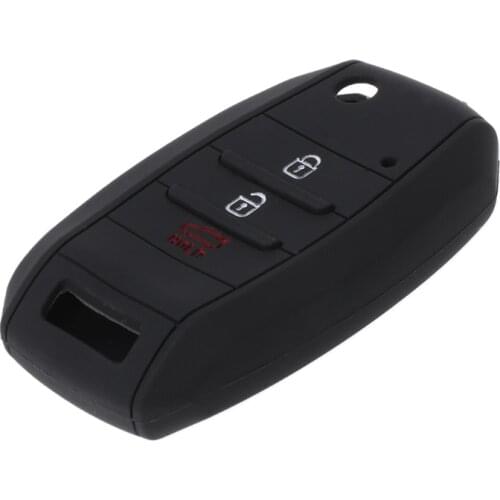 3 Buttons Silicone Car Key Fob Cover Case Protector For Kia Ceed Sorento for car accessories