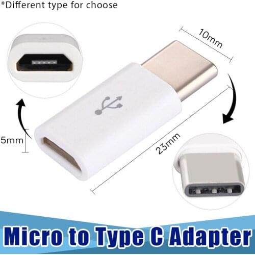 300pcs/lot Mobile Phone Adapter Micro USB To Type C Adapter Microusb Connector for Huawei Xiaomi Samsung A7 Adapter USB Type C