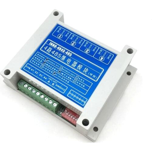 4-way 485 relay controller Modbus RTU computer-controlled electromagnetic lock controller