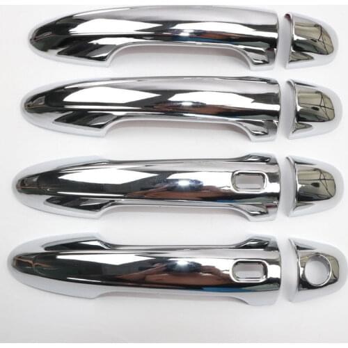 For Toyota Hilux Revo 2016 17 2018 2019 Chrome Side Door Handle Cover Trim 8pcs