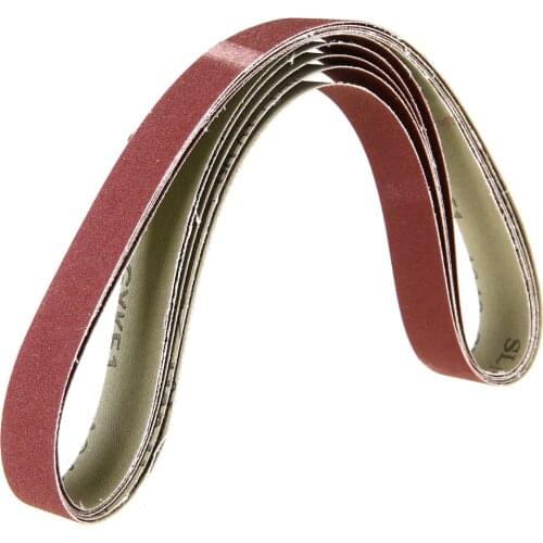 5Pcs High Quality 1''x30'' Inch 240 Grit Abrasive Sanding Belts 25*760mm For Metal Working Polishing Tools