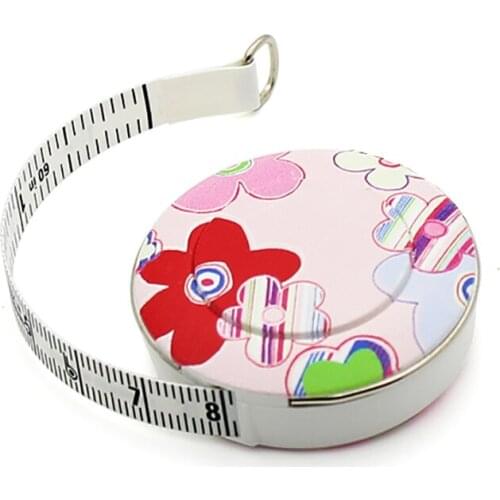 Germany Automatic retractable tape measure clothing detailed tape Retractable Tape measure Flower Pattern