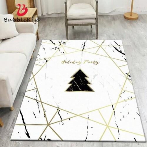 Bubble Kiss Carpets For Living Room Modern Design Style Carpet Geometric Pattern Gold Line Marble Decorative Carpet Kid Room Rug